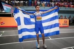 Tentoglou po raz trzeci z rzędu halowym mistrzem Europy w skoku w dal