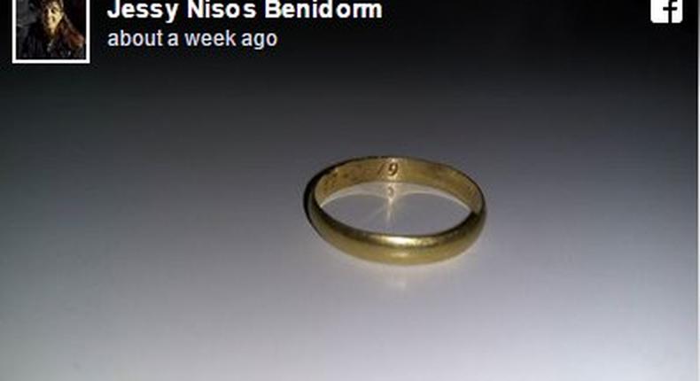 The post which helped locate the owner of the ring
