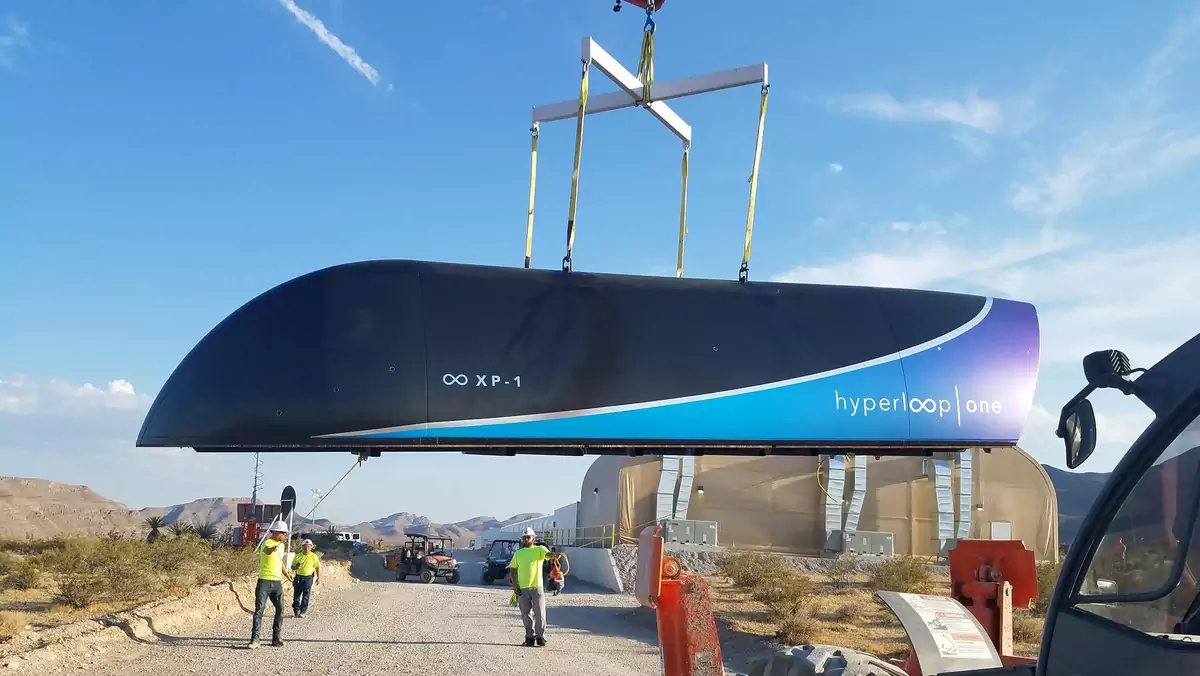 Hyperloop One wybrał dziesięć tras dla "transportu przyszłości"