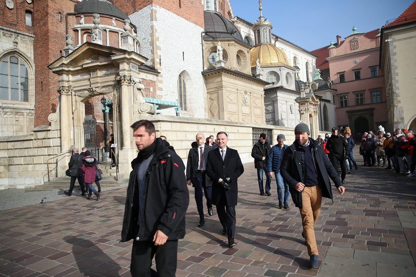 Prezydent Andrzej Duda na Wawelu