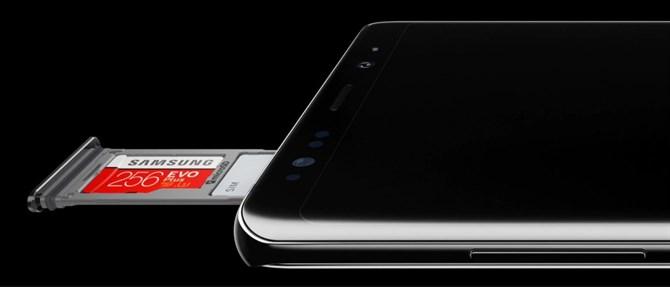Samsung Galaxy S9 pozwala na rozszerzenie pamięci z użyciem kart microSD