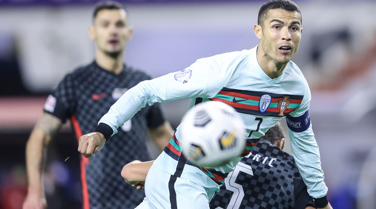 Ronaldo a top tízben a férfi válogatottak közül./ Fotó: Northfoto