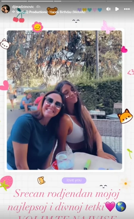 Đina sa tetkom Eminom Galić