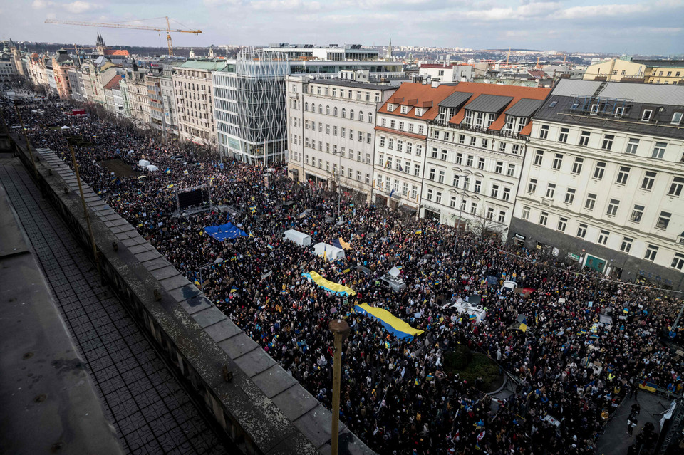 Świat protestuje przeciw inwazji. Czechy