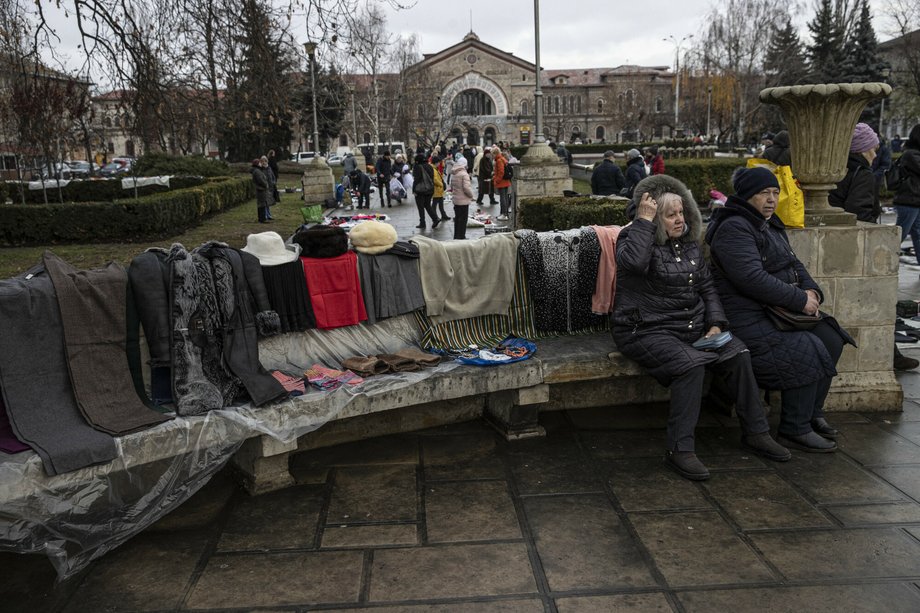 Grudzień 2022. Pchli targ w Kiszyniowie.