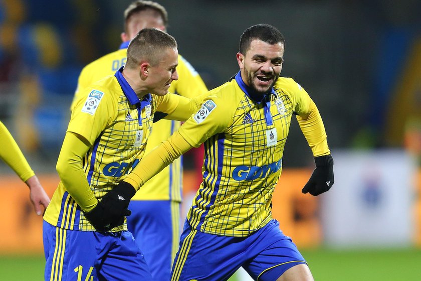 Pilka nozna. Ekstraklasa. Arka Gdynia - Wisla Krakow. 26.11.2018