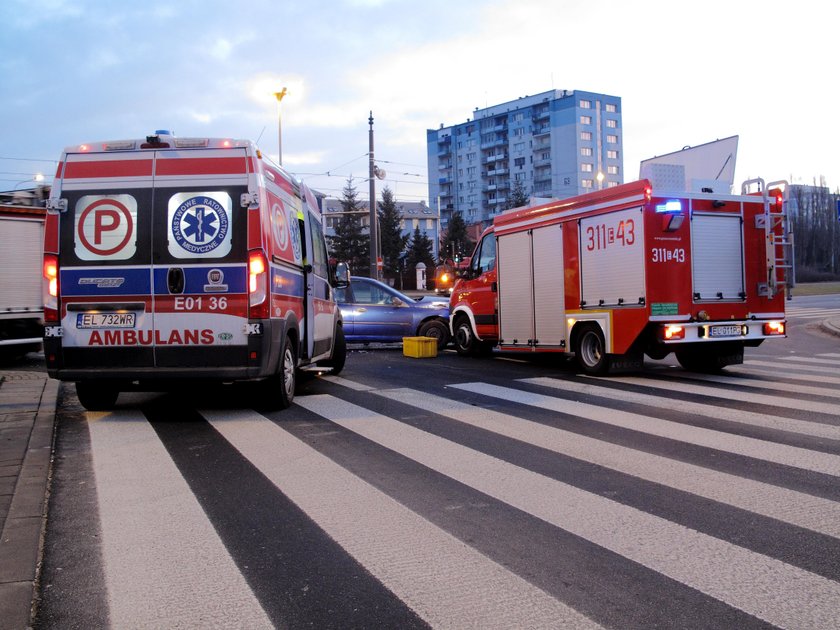 Łódź. Wypadek na Retkini