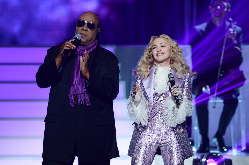 Stevie Wonder i Madonna