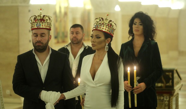 Tamara Đurić na venčanju