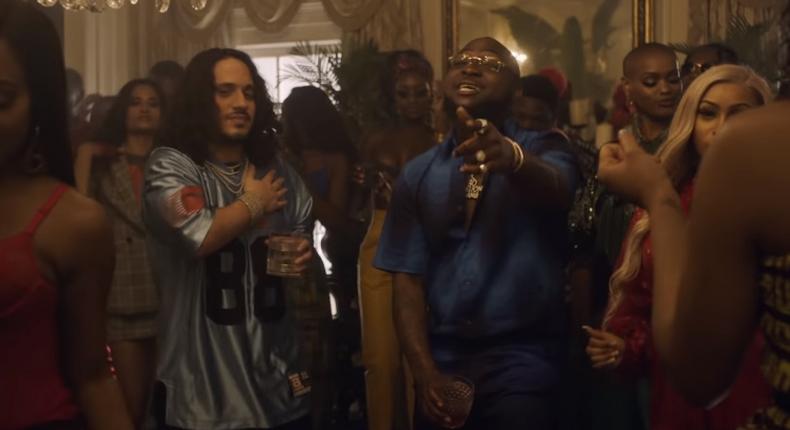 Davido features on Russ' new single and video, 'All I Want.' (Rap 24 Horas)