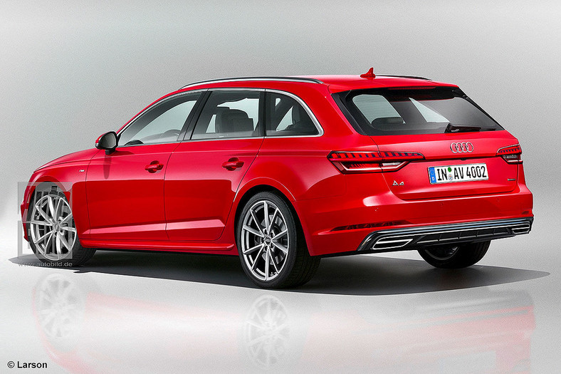 Audi A4 po liftingu - wizualizacja
