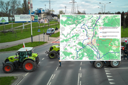 Protest rolników 10-12 kwietnia. Gdzie są zablokowane drogi? [UTRUDNIENIA]