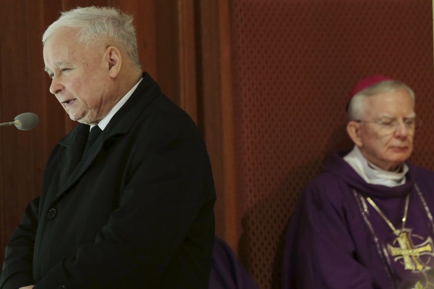 Jarosław Kaczyński i Marek Jędraszewski, 2019 r.