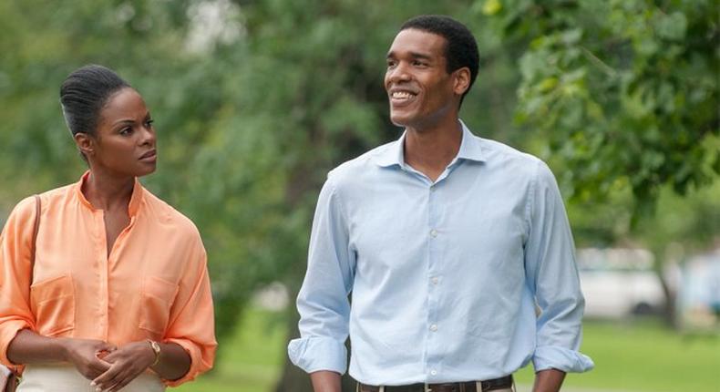 Tika Sumpter and Parker Sawyers as Michelle and Barack Obama