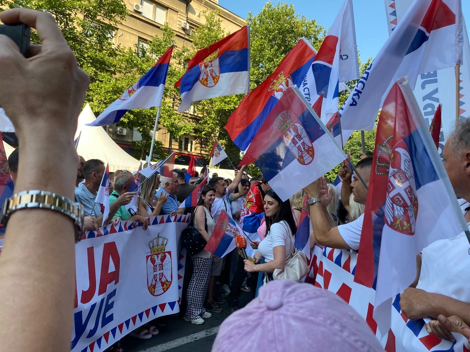 Skup SNS u Beogradu