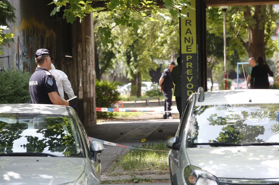 Uviđaj ubistva u Novom Beogradu