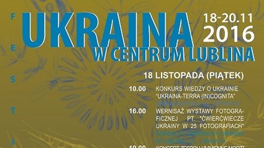 Lublin: festiwal kultury ukraińskiej od piątku