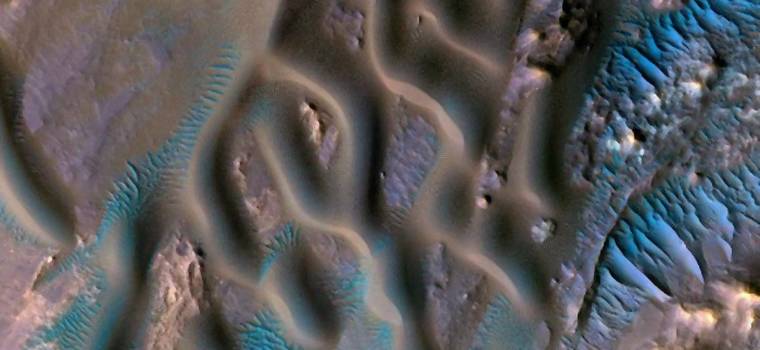 Struktury na Marsie ujawniają, w jaki sposób wieje wiatr