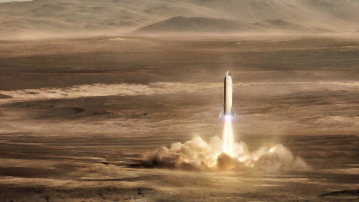 Elon Musk naprawdę chce latać na Marsa i stworzyć tam bazę