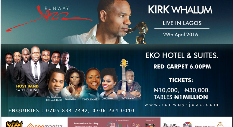 Donald Duke makes his debut performance at Runway Jazz with Kirk Whalum