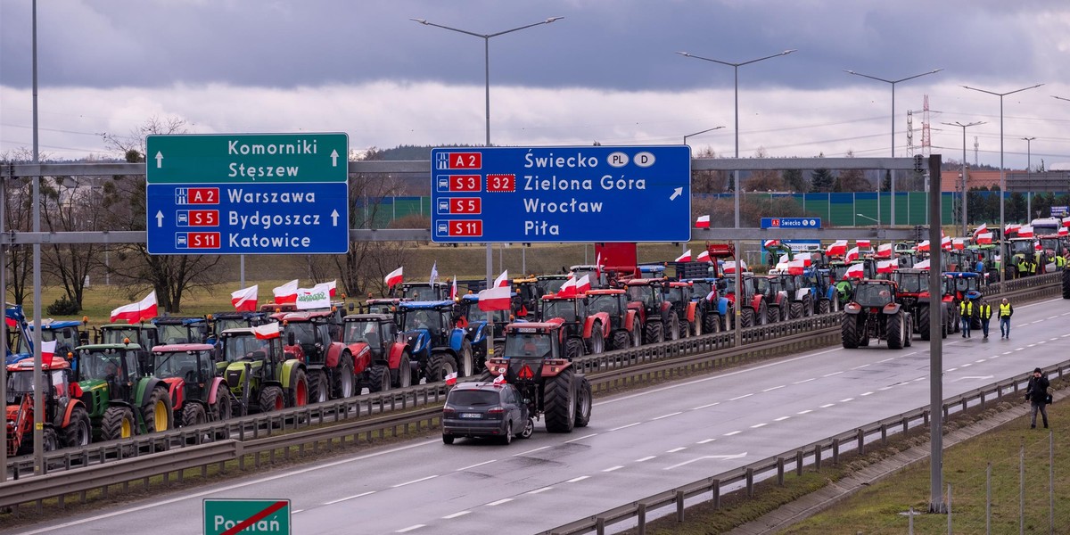 Protest rolników.