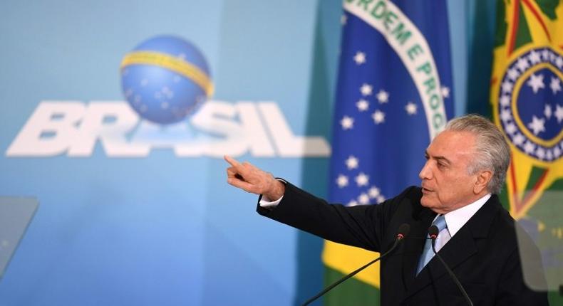 President Michel Temer is hoping improving economic data will give him a lifeline as he tries to fend off a huge corruption scandal