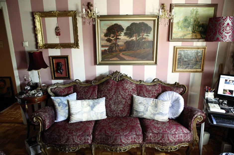 Dnevna soba puna stilskog nameštaja