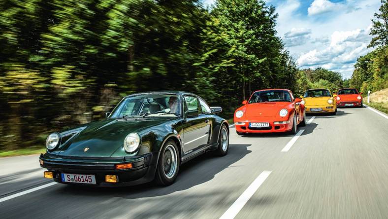 Cztery generacje Porsche 911 Turbo