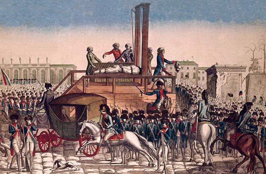 Egzekucja króla Francji Ludwika XVI poprzez ścięcie za pomocą gilotyny, odbyła się 21 stycznia 1793 r. na Placu Rewolucji w Paryżu – było to najważniejsze wydarzenie Wielkiej Rewolucji Francuskiej