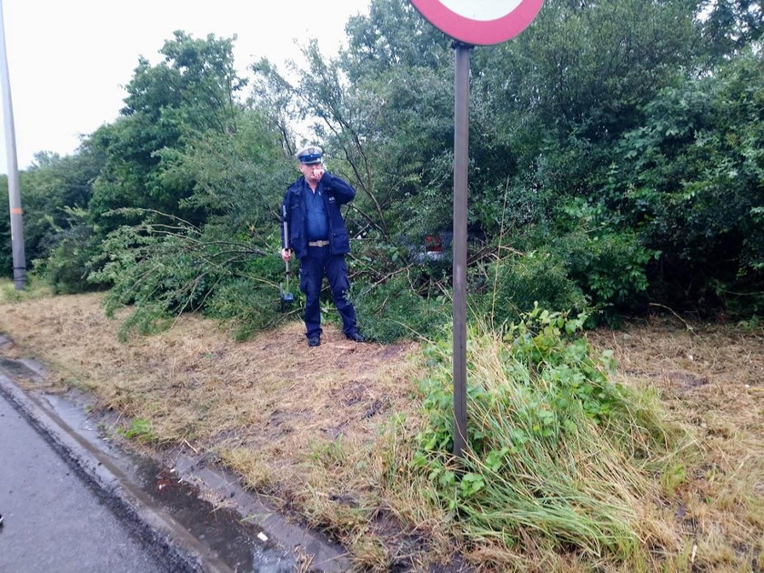 Tir pchał auto pana Bartka przez kilkaset kilometrów