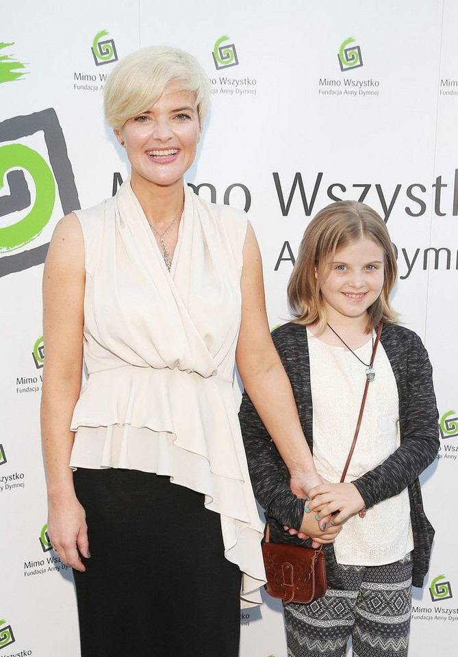 Monika Zamachowska z córką Zosią