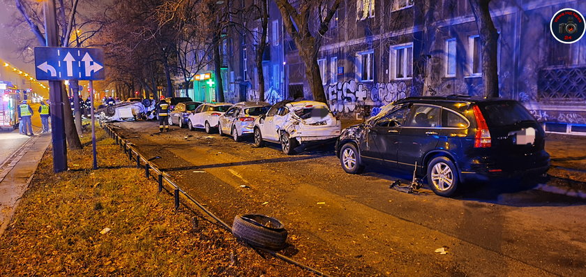Dramatyczny wypadek samochodowy w Warszawie