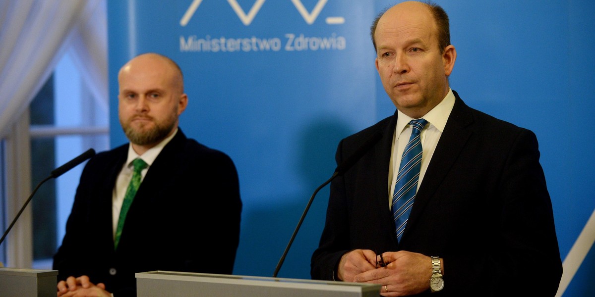 Minister Konstanty Radziwiłł i wiceminister Krzysztof Łanda