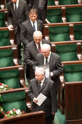 Pożegnanie ofiar katastrofy w Smoleńsku w Sejmie