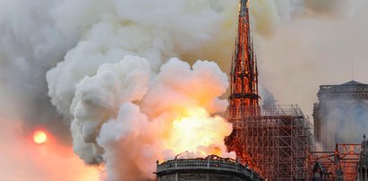 Pożar katedry Notre Dame. Tak płonie zabytek