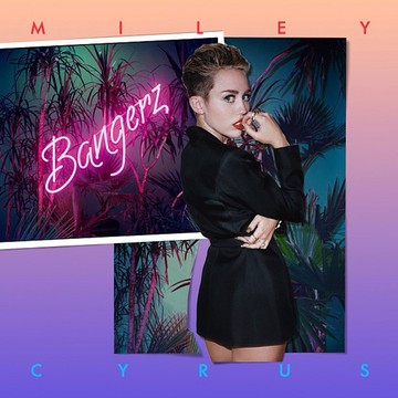 Miley Cyrus Bangerz című albumának borítója teljesen a ´80-as évekbeli Miami Vice sorozat hangulatát közvetíti.