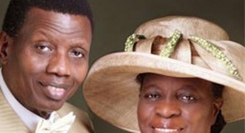 Pastor E.A Adeboye and his wife, Folu