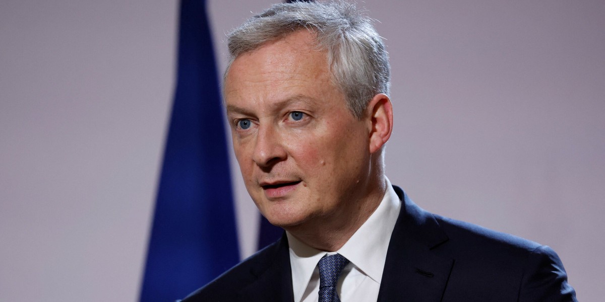 Francuski minister finansów Bruno Le Maire.