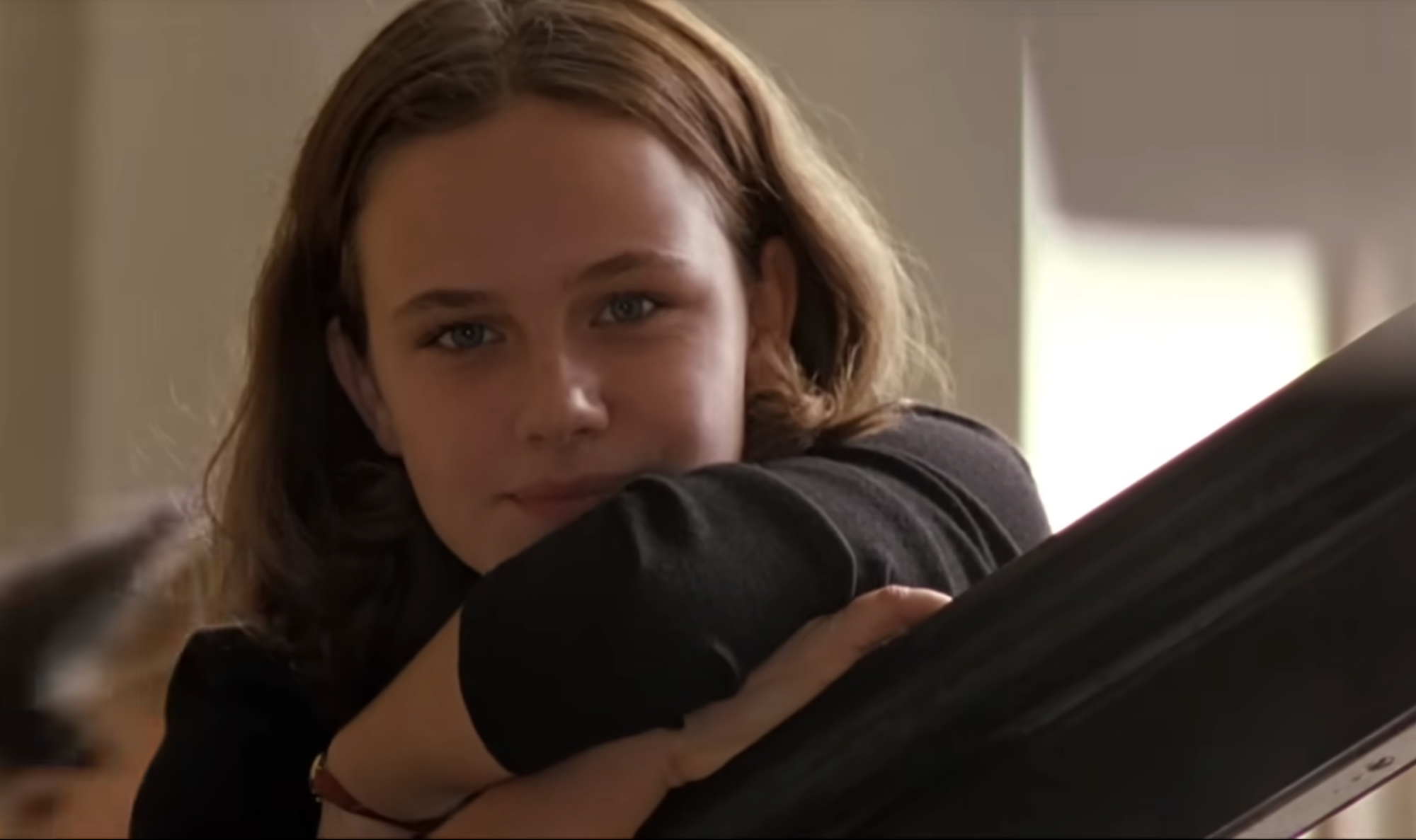 Kristýna Badinková Nováková ako Jindřiška vo filme Pelíšky.