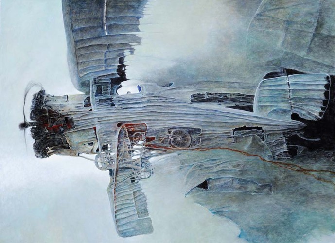 ZŚ, 2003, olej, 98 x 132 cm