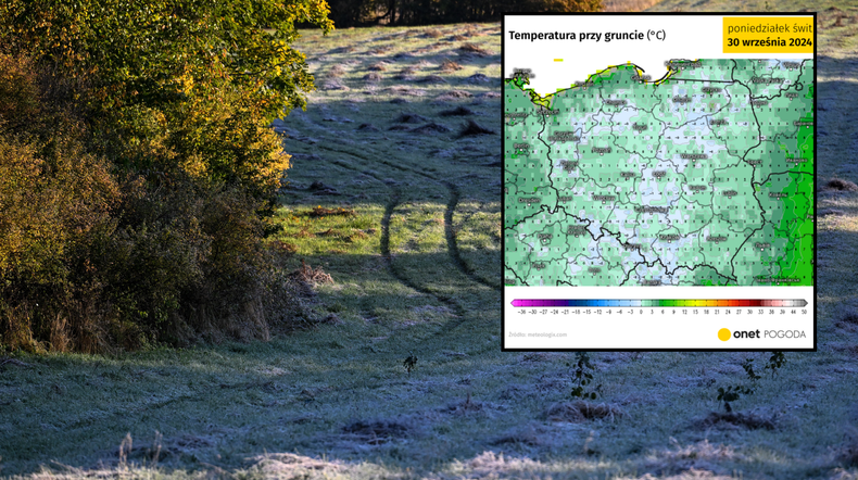 Nadciąga poważne ochłodzenie. Będą przymrozki, a nawet śnieg. Mamy prognozę pogody (mapa: meteologix.com)