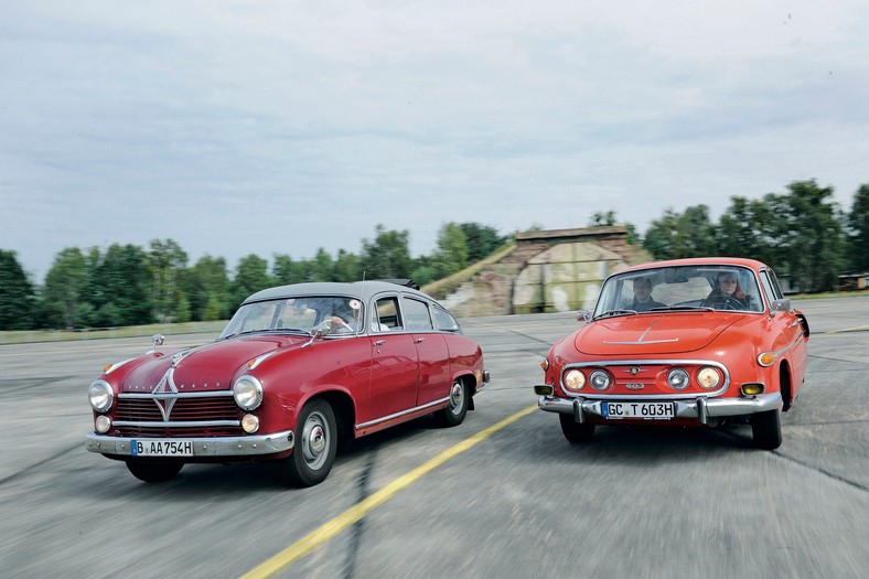 Borgward Hansa 2400 kontra Tatra 603-2 - nietypowa klasa wyższa