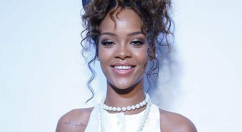 Rihanna at NYFW 2014