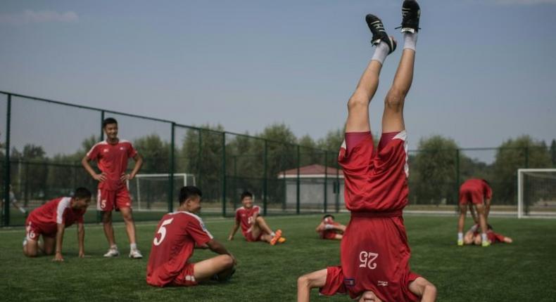 Pyongyang International Football School opened in 2013 and the coach insists the sky's the limit