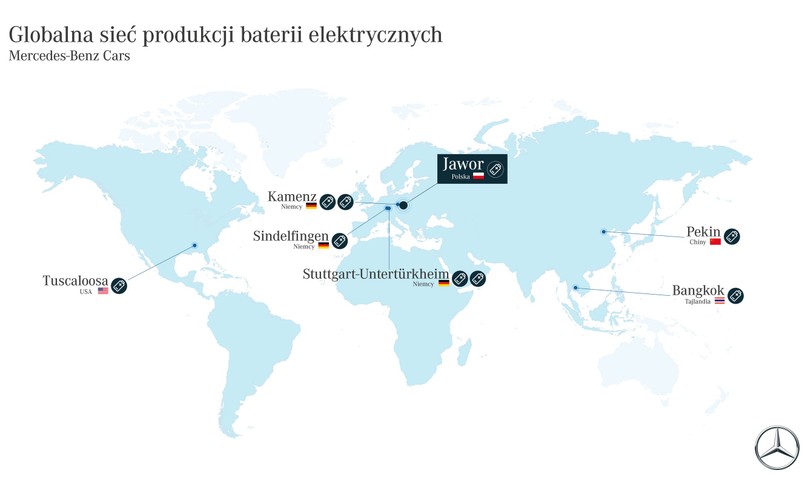 Nowy zakład w Jaworze będzie dziewiątą fabryką baterii należącą do koncernu; są one zlokalizowane w siedmiu miejscach na trzech kontynentach