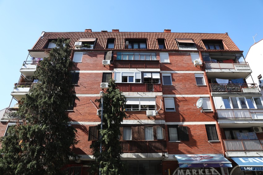 Zgrada u Mirijevu u kojoj se dogodio incident