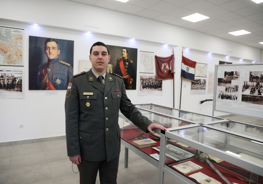 Kapetan Vukojica Živanović, komandir na Vojnoj akademiji