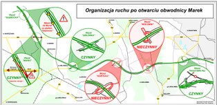 Obwodnica Marek zostanie otwarta dziś o 20:00