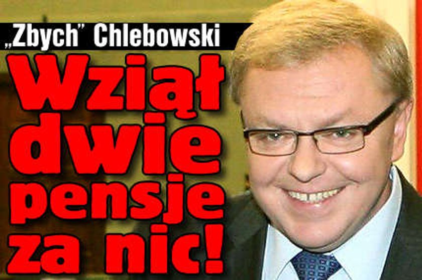 "Zbychu" wziął dwie pensje za nic!