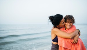 The author (not pictured) says she lost her identity to motherhood.Jordi Salas/Getty Images